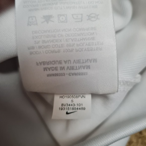 Nike Swoosh NSW Pullover Sweatshirt Crew Silver Logo Tape Silver S Rare Find - Picture 8 of 12